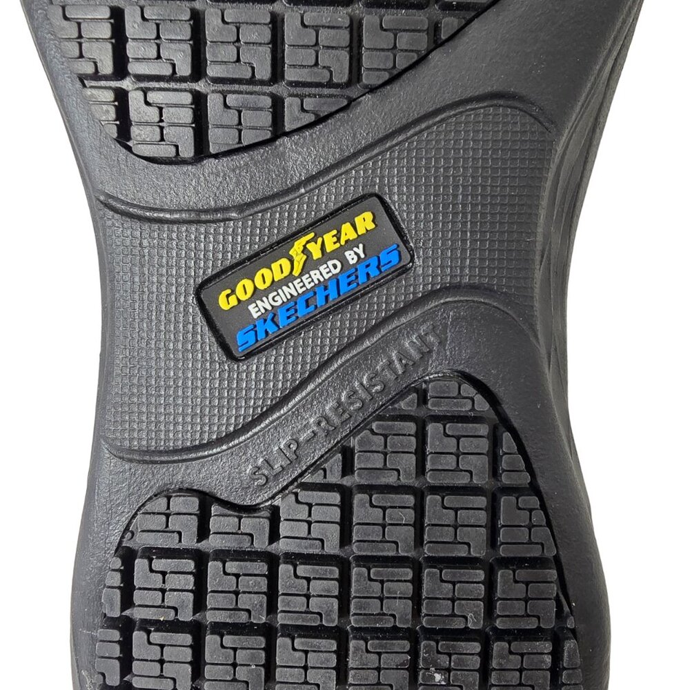 Skechers Womens Slip Resistant Casual Comfort Shoes Oula Black Lightweight - Picture 12 of 16